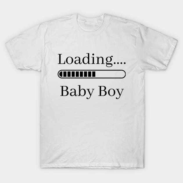 Baby Boy Loading T-Shirt by Glamour Buys